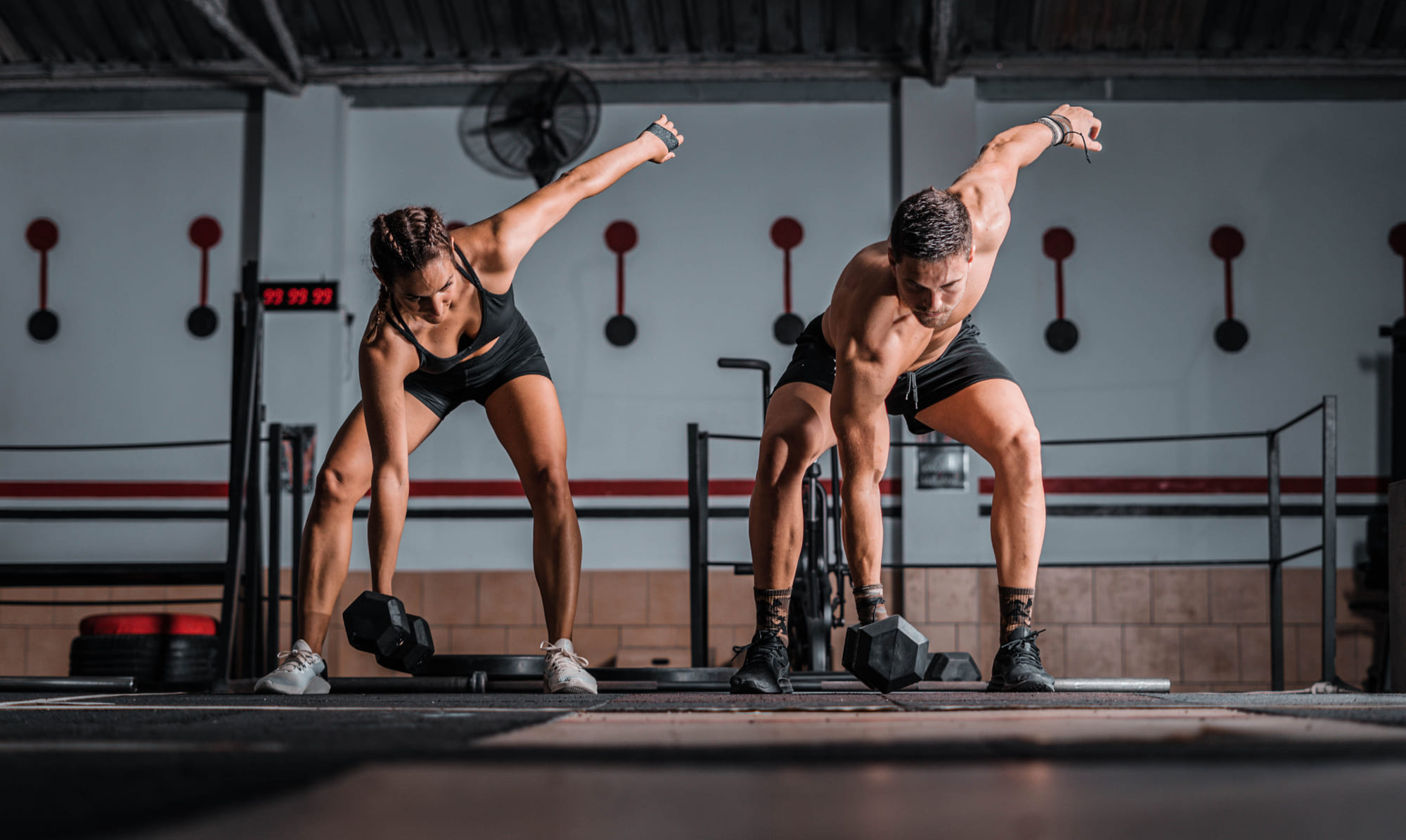 Musculation, femme homme