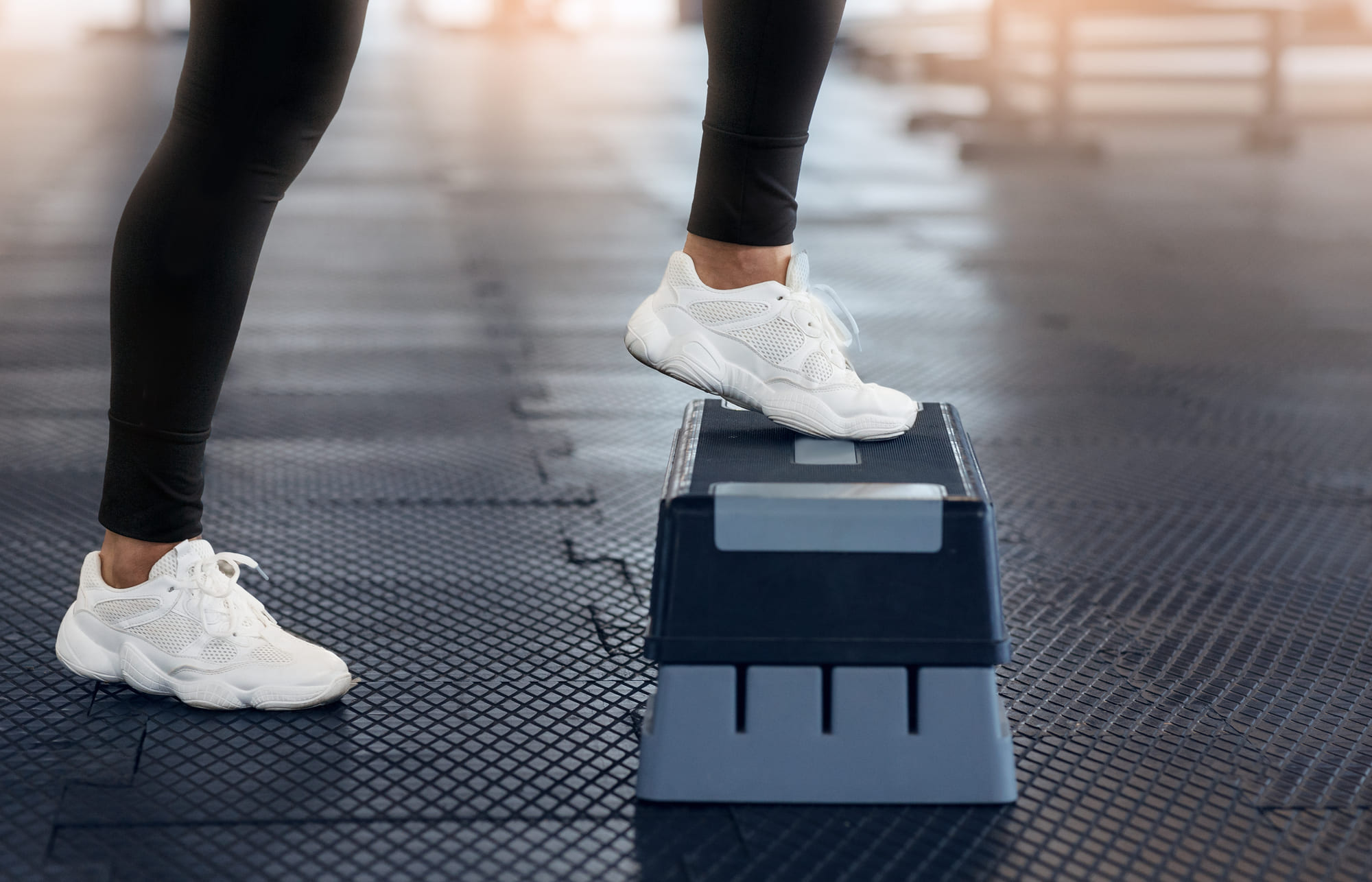 Step exercice jambes